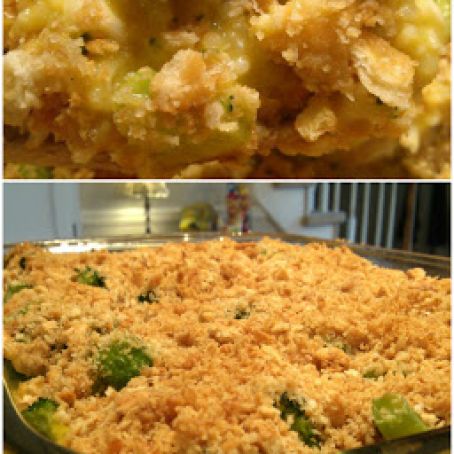 Broccoli Cheddar Chicken & Rice Casserole (southyourmouth)